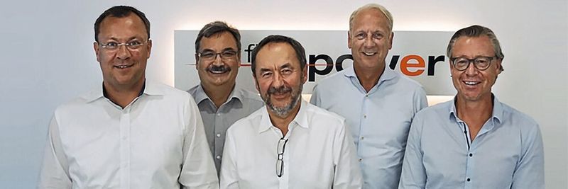 Das Finepower-Management (von links): Reiko Winkler, Reiner Nowitzki, Dieter Bundfuß, Peter Lutter, Frank Döring.