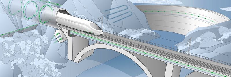 Störungsfreier und sicherer Betrieb im Zugverkehr – möglich wird dies durch die kontinuierliche Inspektion der Infrastruktur und der Fahrzeuge mittels Überwachungs- bzw. Monitoringlösungen mit zuverlässiger Messtechnik.