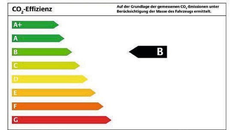 Das Label zum Energieverbrauch bei Fahrzeugen ist gesetzlich vorgeschrieben und soll Kunden Hilfen bei der Kaufentscheidung bieten.