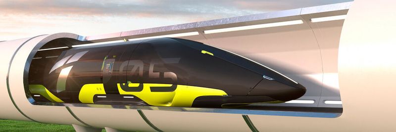 Eine Vision für die Mobilität der Zukunft: der Superschnellzug Hyperloop.