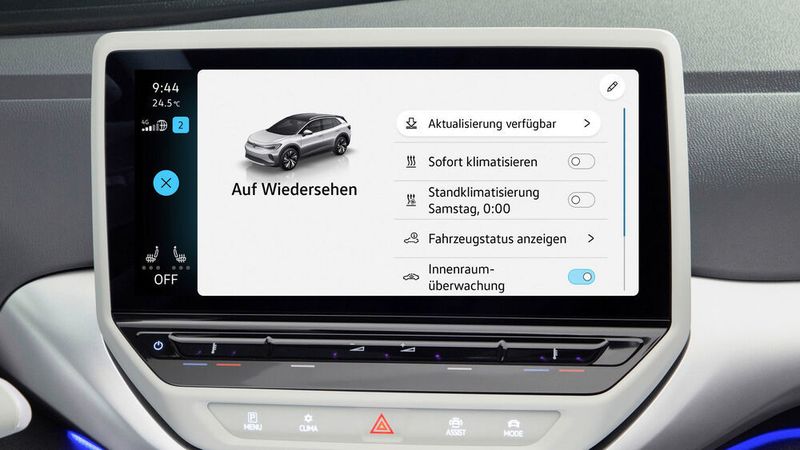 VW startete 2021 mit regelmäßigen Software-Updates. Solche Funktionen können den Wert eines Fahrzeugs steigern und zur Kundenzufriedenheit beitragen.