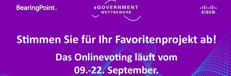 Beim Publikumspreis des 20. eGovernment-Wettbewers ist Ihre Meinung gefragt