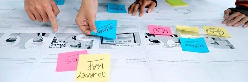 Die Erstellung von Personas und Customer Journey Maps erfolgt entlang eines Prozesses.