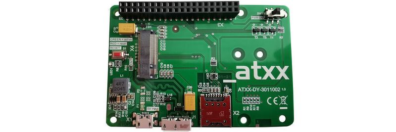 Bild 1: 5G Shield HAT von Atlantik: macht Geräte auf einfache Weise 5G-fähig.