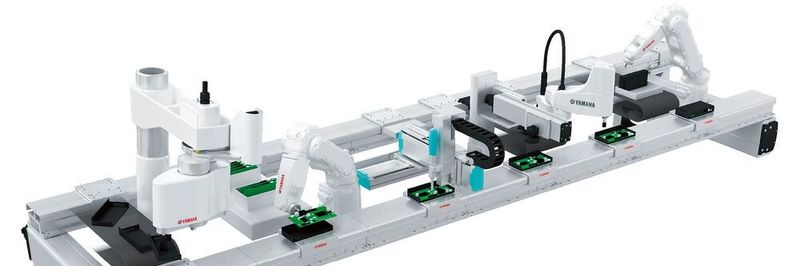 Linearfördermodule ermöglichen das Arbeiten direkt auf den Transportschlitten.