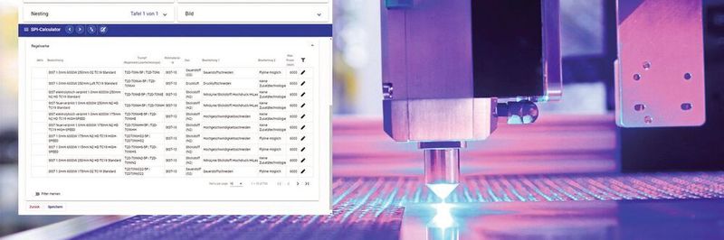 Entscheidender Ansatz des „Sheet Metal Calculator“ ist die durchgängige Nutzung und Vernetzung der Daten. Während der Konstruktion können beispielsweise nur die hinterlegten, mit dem verwendeten Material verknüpften Arbeitsschritte ausgewählt werden.