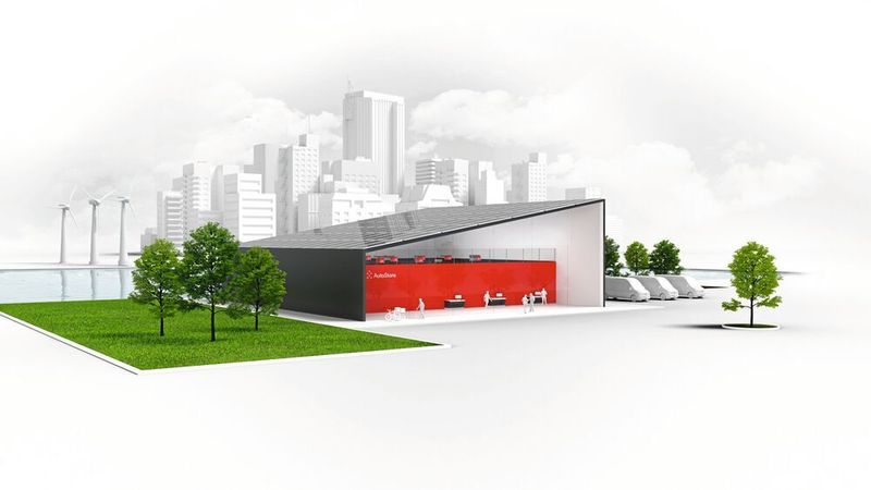 Der AutoStore Router ermöglicht hochleistungsfähige Micro-Fulfillment-Lösungen, die sich perfekt in urbane Strukturen integrieren lassen und sehr energiesparsam betrieben werden können.