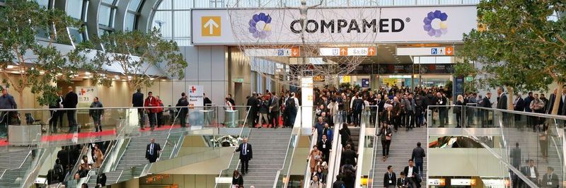 Die Compamed findet in diesem Jahr in den Hallen 13 und 14 und nicht wie ursprünglich geplant in den Hallen 8a und 8b statt.