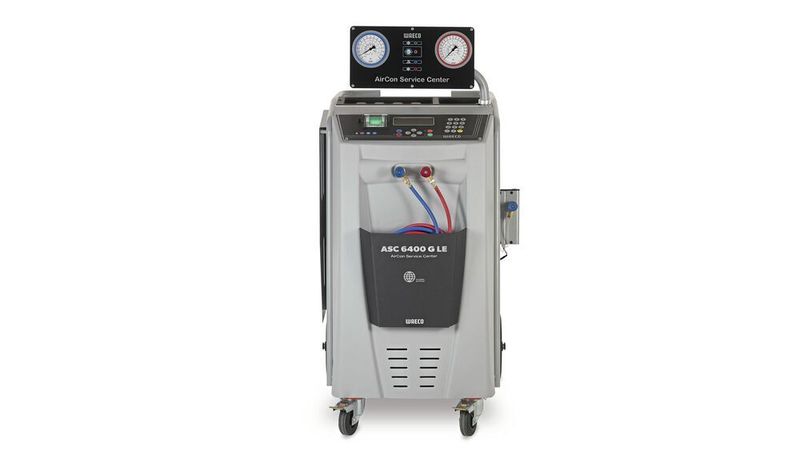 Das neue ASC 6400 G LE von Waeco können Werkstätten für drei unterschiedliche Kältemittel beziehen.