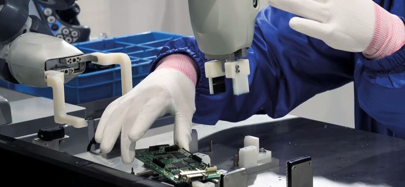 Bei der Montage trifft Handarbeit auf Automatisierung.