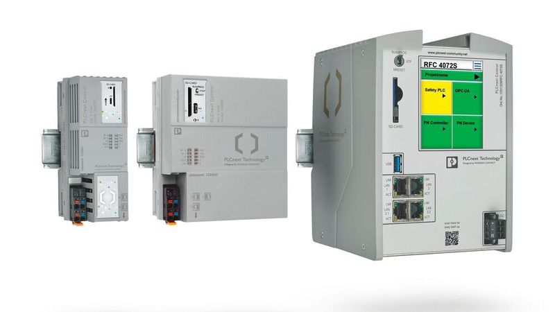 VAriantenreich: SPS der Automatisierungsplattform PLCnext Control von Phoenix Contact in unterschiedlichen Leistungsklassen