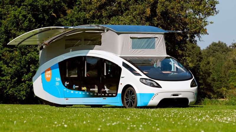 Der Camper Stella Vita fährt mit selbst produziertem Strom.