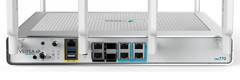 Die 5G-Appliances von Versa unterstützen SASE-Dienste aus der Cloud, einschließlich SWG, NGFW, UTM und SD-WAN, über eine Single-Pass-Architektur.