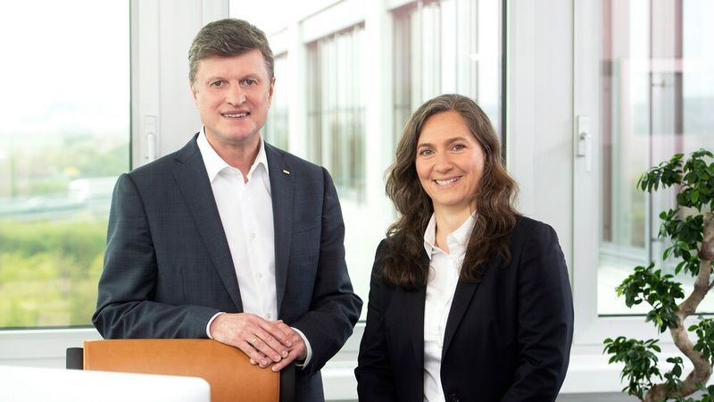 GTÜ-Geschäftsführer Robert Köstler (Sprecher) und Dimitra Theocharidou-Sohns.