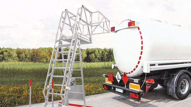 Die Hymer Tankwagenleiter 2.280 eignet sich für unterschiedlichste Einsatzszenarien im Nutzfahrzeugbereich.