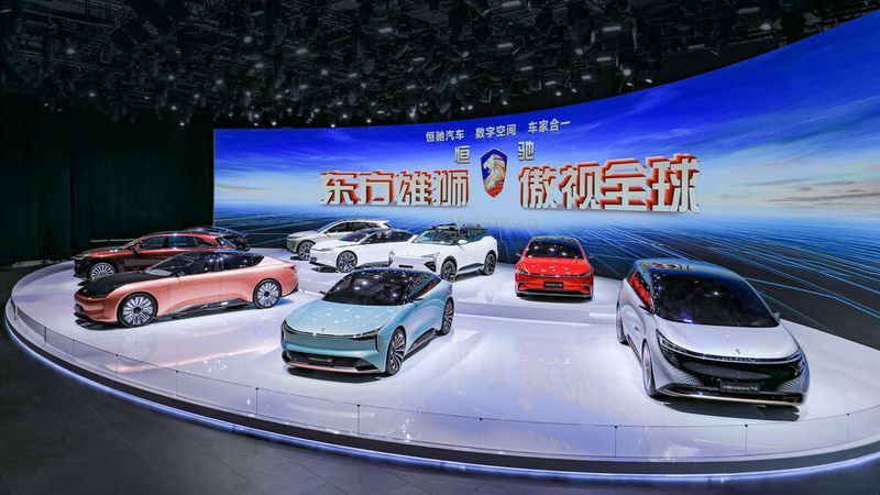 „China Evergrande New Energy Vehicle Group“: Neun eigene Elektrofahrzeuge für den Einstieg ins Auto-Geschäft.