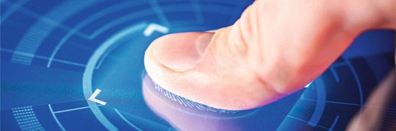 Fingerdrucksensoren im Smartphone: Sie arbeiten mit IR-Emittern bei 1.380 nm.