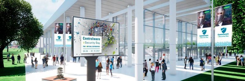 Das Systemhaus Controlware heißt die Teilnehmer zur virtuellen Hausmesse willkommen.