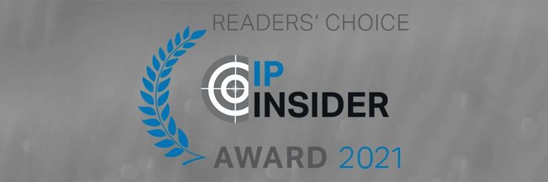 Am 21. Oktober 2021 ab 14:00 Uhr erhalten die Gewinner der diesjährigen Leserwahl den Readers' Choice IP-Insider Award 2021.