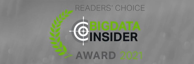 Am 21. Oktober 2021 ab 10:00 Uhr erhalten die Gewinner der diesjährigen Leserwahl den Readers' Choice BigData-Insider Award 2021.