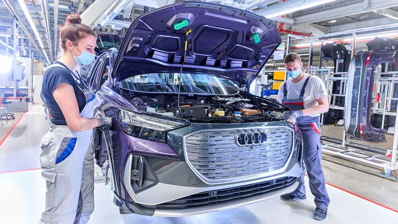 Derzeit sind rund 350 Audi-Mitarbeiter am Standort Zwickau beschäftigt.