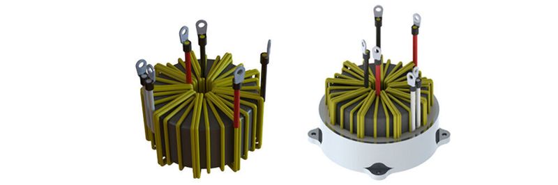 Unter einem Dach: Die 11-kW-3DPower-Lösung besteht aus einem Vollbrücken-LLC-Transformator und einer Resonanzdrossel.