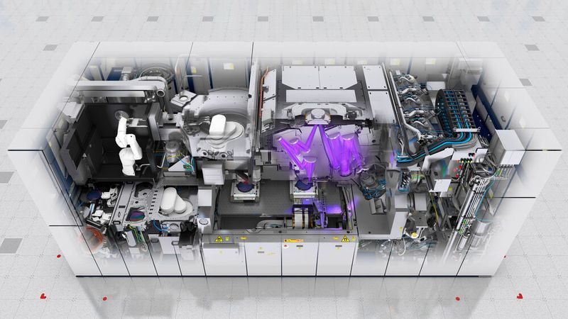 Innenansichten: Die hochmodernen EUV-Scanner von ASML stehen in vielen Hightech-Chipschmieden dieser Welt.