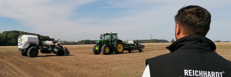 Reichhardt präsentiert als Teil des Projektkonsortiums „Feldschwarm“ autonome Landmaschinen in Schwarmkonfiguration.