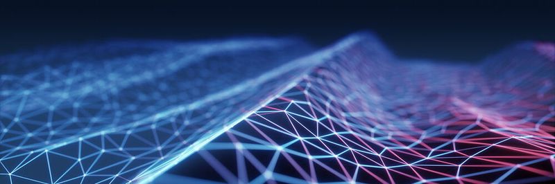 Wie bei einem Gewebe sind bei Mesh-Netzen die einzelnen Knoten drahtlos miteinander verbunden.