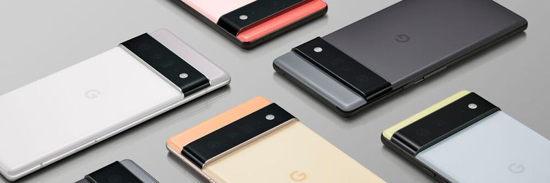 Die Pixel-6-Geräte haben eine matte Legierung, die 6-Pro-Modelle sind poliert.