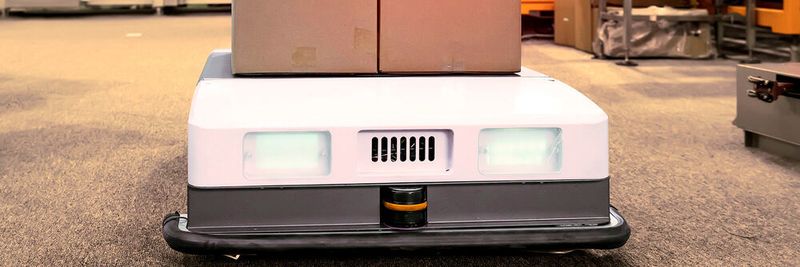 Bei Fahrerlosen Transportsystemen (FTS) wird häufig direkt an den Rädern die Geschwindigkeit erfasst, um die Sicherheitsanforderungen zu erfüllen.