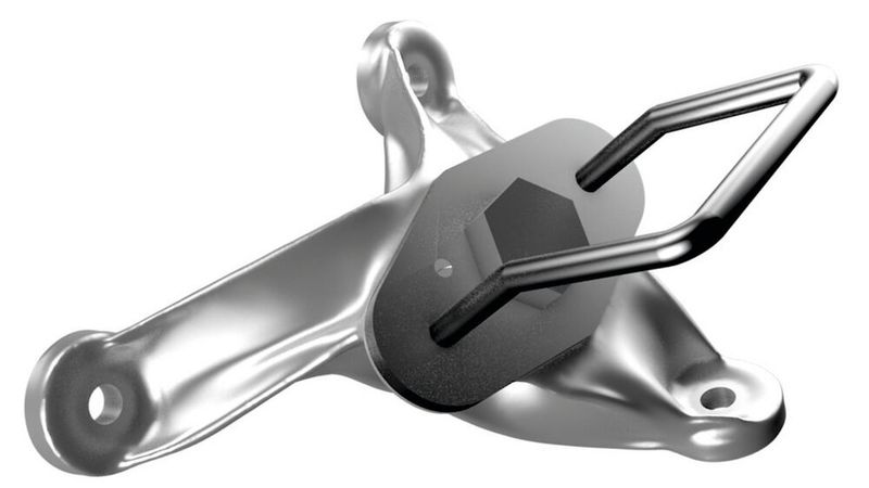 Ein additiv gefertigter Isofix-Halter: Für seine Entwicklung waren deutlich weniger Iterationen notwendig.