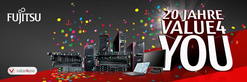 Fujitsu feiert mit „ValueForYou“ (V4Y) 20. Geburtstag.