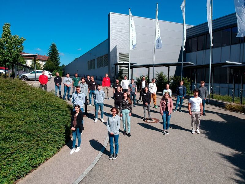 Ausbildungsstart 2021: Immer noch mit Abstand.