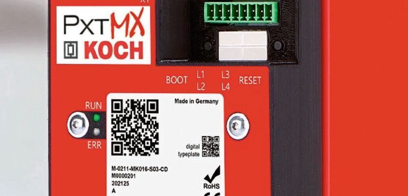 Kleines Kästchen, große Wirkung: Das Aufsteckmodul Pxt MX der Michael Koch GmbH für strombasierte, ampere-genaue Netzlastspitzenreduktion per Plug & Play.