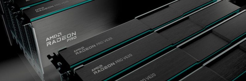 Die AMD Radeon Pro V620 ist eine Datacenter-Karte für anspruchsvolle Aufgaben wie die Virtualisierung von Workstations, 3D-Rendering in der Cloud oder Cloud-Gaming. Ihre RDNA2-GPU entspricht der einer Radeon RX 6800 XT. Allerdings ist die Radeon Pro V620 mit 32 GB GDDR6 bestückt.