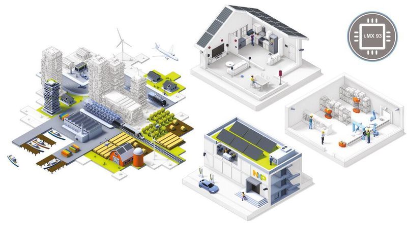 Vielfältige Eisnatzmöglichkeiten: Die neue Generation seiner Anwendungsprozessoren hat NXP auf die Bereiche Automotive, Smart Home, Smart Building und Smart Factory ausgerichtet.