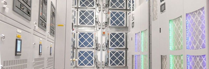 Die Installation einer Eaton-Mittelspannungsanlage in einem Kundenrechenzentrum.