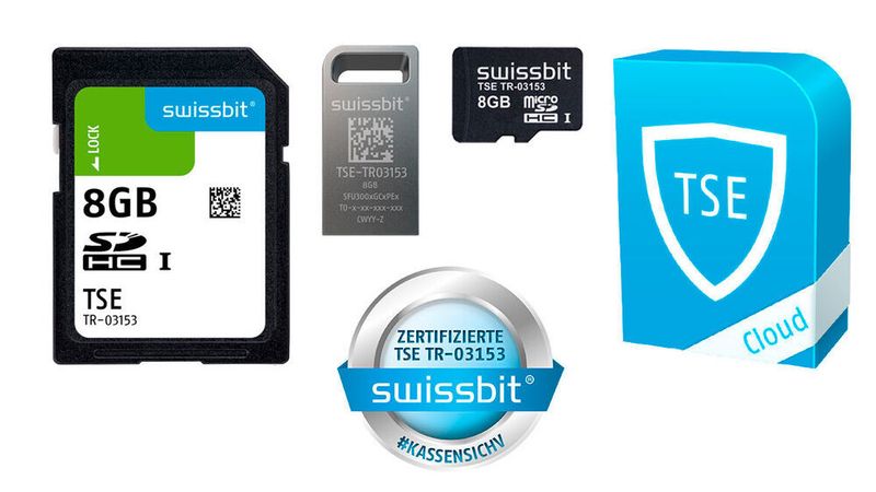 Die Technische Sicherheitseinrichtung (TSE) des Unternehmens ist in vielen Formaten erhältlich, auf Wunsch auch mit einer Cloud-Anbindung.