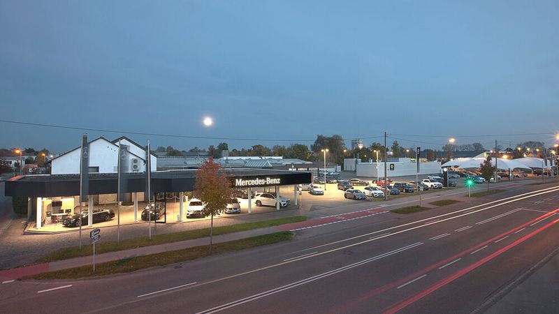 Das Autohaus Baumann in Memmingen (im Bild) wird zum neuen Jahr Teil der Medele-Schäfer-Gruppe.