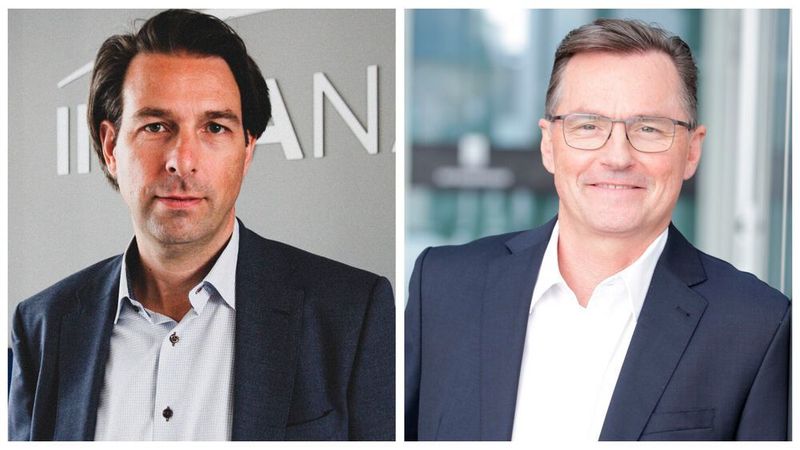 Andreas Radix (links), CEO der Intranav GmbH, und Dieter Meuser, CEO Cloud und Industrial Solutions bei German Edge Cloud, erklären ihre Kooperation.