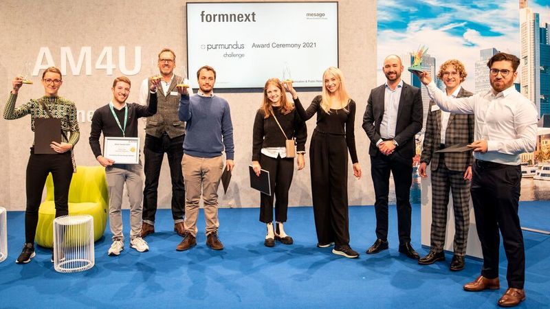 In einer feierlichen Verleihung auf der Formnext erhielten die Sieger die purmundus challenge trophy sowie Preise im Gesamtwert von 30.000 Euro.