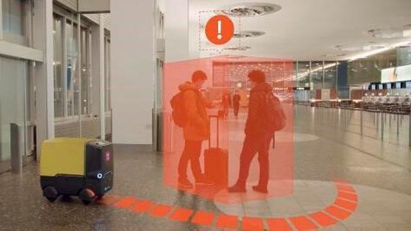 Die Navigationstechnologie von Sevensense nutzt Computer Vision und KI-Algorithmen zur Erstellung einer 3D-Karte.