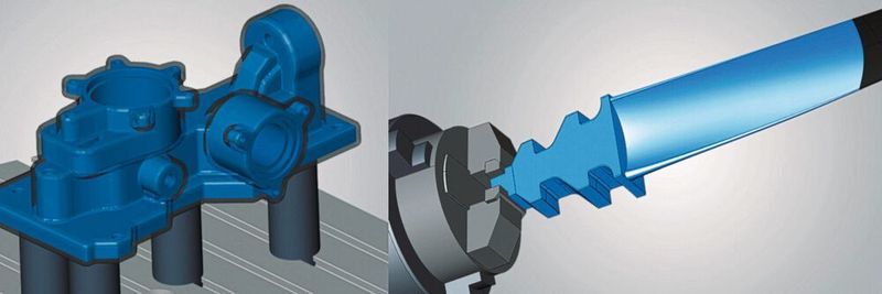 NC-Code automatisch ausrichten mit Hypermill Best Fit: Additiv gefertigte, gegossene und geschmiedete Bauteile durch 5-Achs-Fräsen nachzuarbeiten, gelingt jetzt schneller und zuverlässiger.