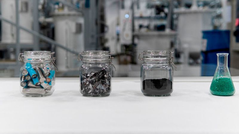 Northvolt plant eine Fabrik, die bis zu 125.000 Tonnen Batterie-Schrott im Jahr recyceln kann.