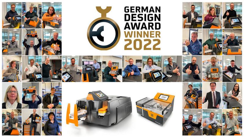 Sowohl der Tintenstrahldrucker „Print Jet Connect" als auch der „Cutfix Pro“ wurden mit dem German Design Award ausgezeichnet.