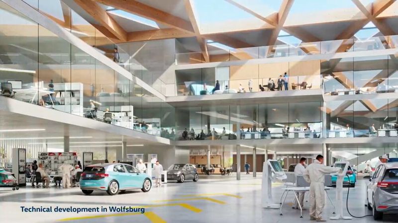 So könnte der Volkswagen-Forschungscampus namens Sandkamp aussehen.