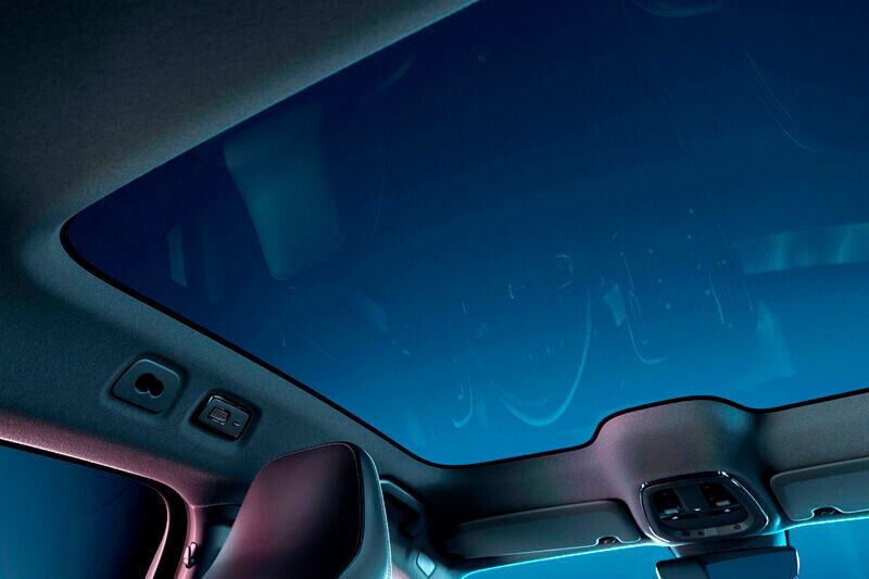 The vehicle canopy support is made from recycled plastic and scrap tires.