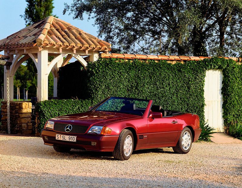 Der 600 SL wird von seinen Besitzern gut gepflegt.