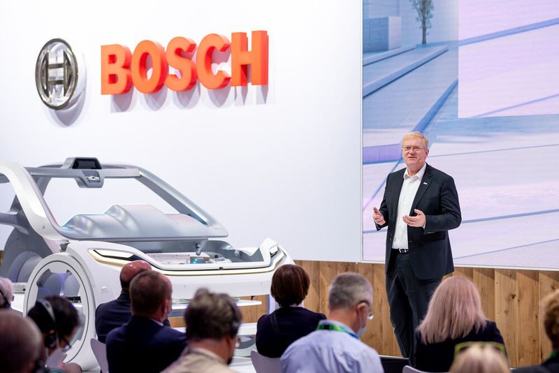 Stefan Hartung auf der IAA 2021 in München.